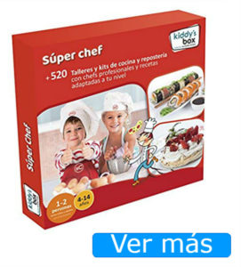 Campamentos Masterchef y otros regalos para peques cocinillas: caja de experiencias
