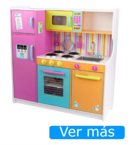 Cocinita de madera Kidkraft de colores