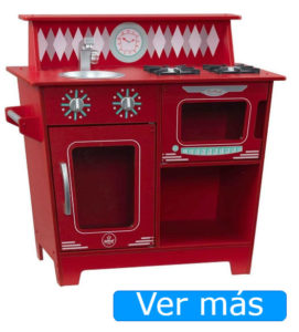 Cocinitas de madera Kidkraft:roja