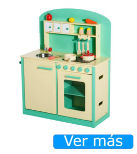 Cocinita de madera de Homcom