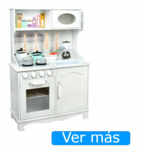 Cocinitas de madera: cocinita de madera Malatec blanca