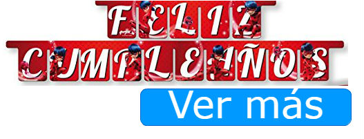 Cumpleaños Ladybug guirnalda