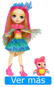 Enchantimals Peeki Parrot con loro