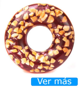 Flotadores gigantes Amazon: donuts realista