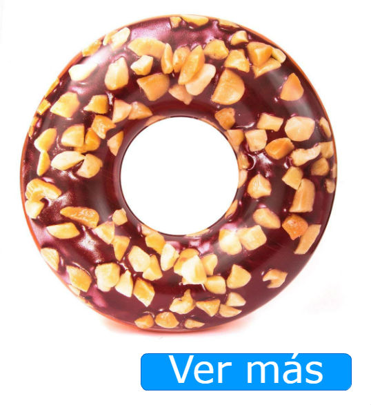 Flotadores gigantes Amazon: donuts realista
