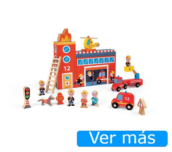 Juguetes de madera: bomberos Janod