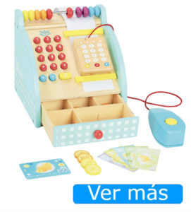 Juguetes de madera: caja registradora de juguete Vilac