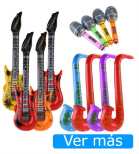 Juguetes para piscina: instrumentos hinchables