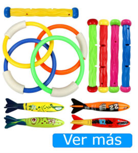 Juguetes para piscina: juguetes de buceo