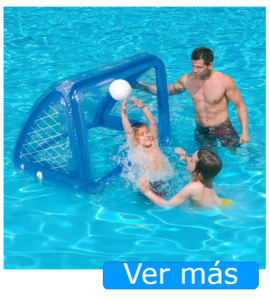Juguetes para piscina: portería