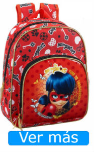 Mochilas Ladybug con bolsillo frontal adaptable a carro