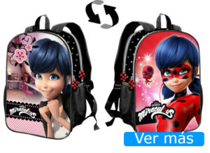 Mochilas Ladybug mochila reversible negro