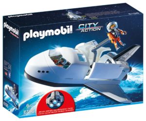 Playmobil astronauta y lanzadera espacial