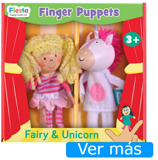 Unicornio y hada marionetas