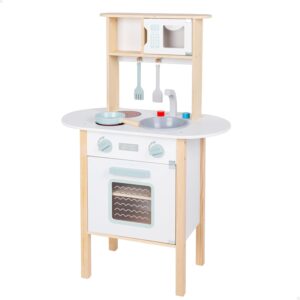 Cocinita de madera barata y bonita, perfecta como juguete educativo Montessori  para niños pequeños