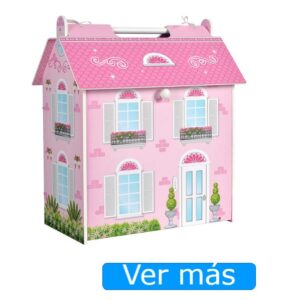 Casas de muñecas baratas- casa de muñeca de madera Colorbaby