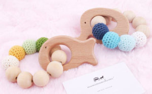 Mordedores de madera Mamimami Home