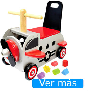 Correpasillos de madera avión Im Toy