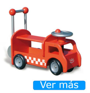 Correpasillos de madera camión de bomberos Vilac