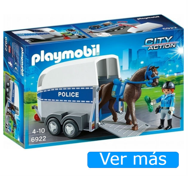 Playmobil Policia con caballo