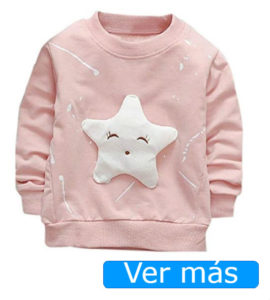 Sudaderas baratas: bebé rosa