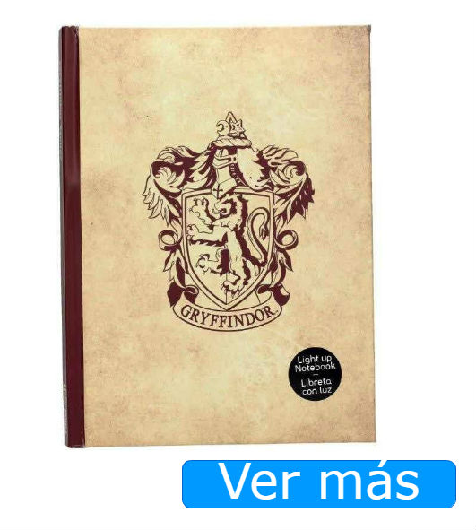 Cosas de Harry Potter: Libreta con luz