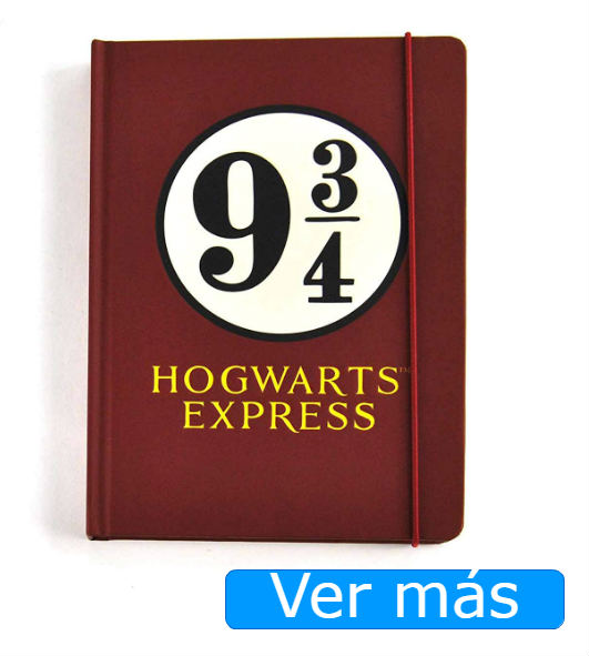 Cosas de Harry Potter: cuaderno expreso de Hogwarts