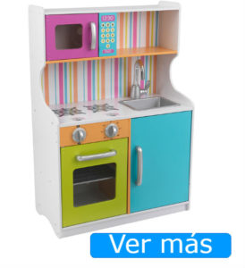 Black Friday juguetes cocinita de madera Kidkraft colores