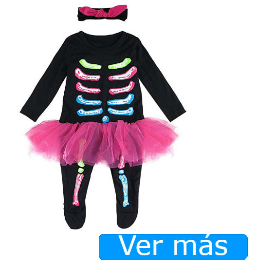 Disfraces de Halloween para bebés de esqueleto