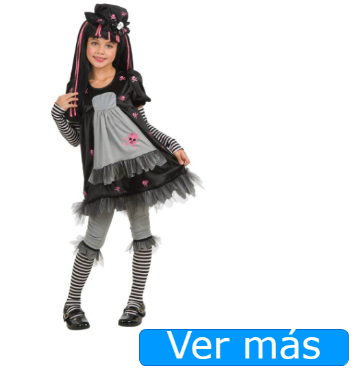 Disfraces de Halloween para niñas: muñeca siniestra