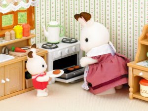 Sylvanian Families cocinando