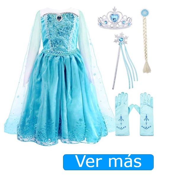 Disfraz de princesa Elsa