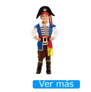 Disfraz de pirata para niño o niña