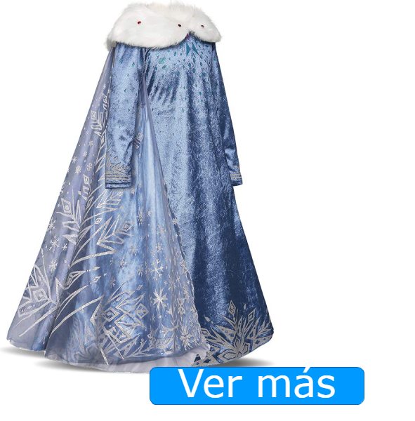 Disfraz de princesa con capa