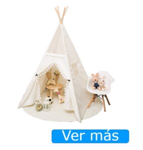 Tipis para niños. Tipi blanco Rongfa