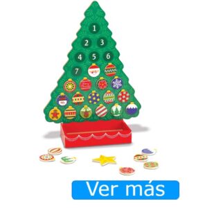 Calendario de adviento para niños de madera Melissa&Doug